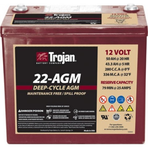Аккумулятор тяговый Trojan 22