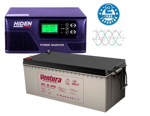 Комплект ИБП HIDEN HPS20-0312+GPL 12-200